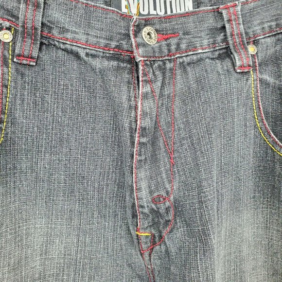 Evolution In Design Relaxed Blue Jeans Mens 36x32 - Picture 6 of 14